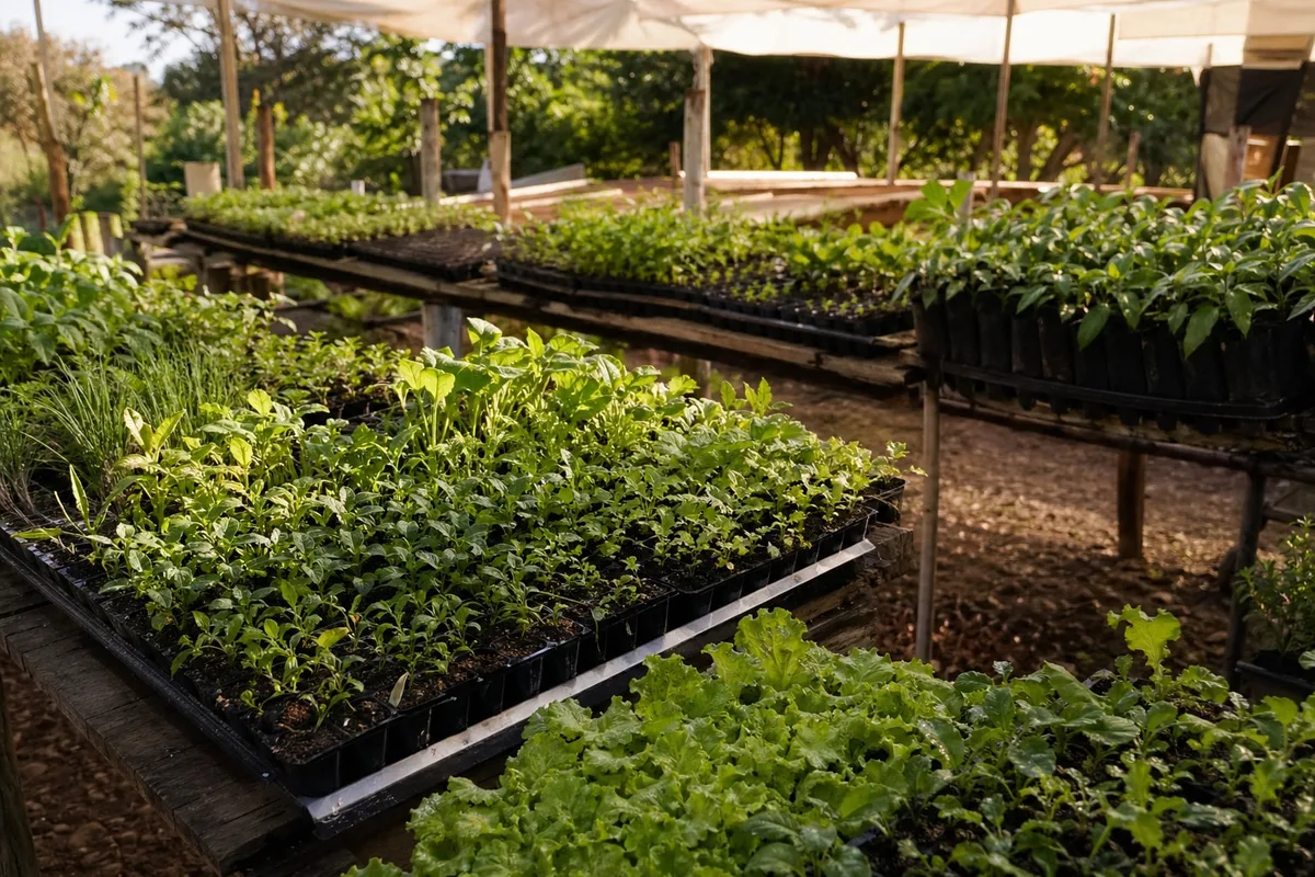Estufa da Gilmar Mudas em Pontal-SP